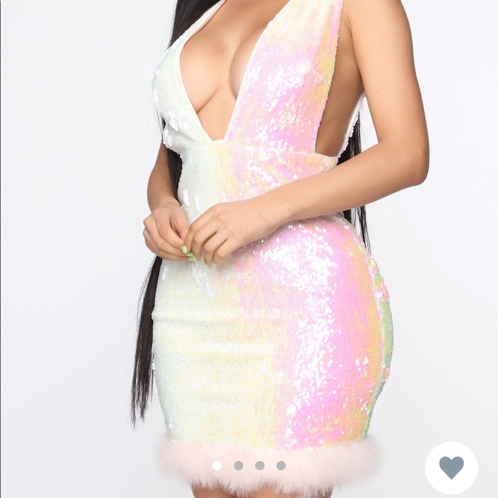 Sequins mini dress
